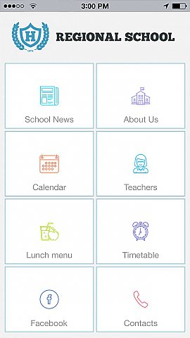 Regional School 3 App Templates