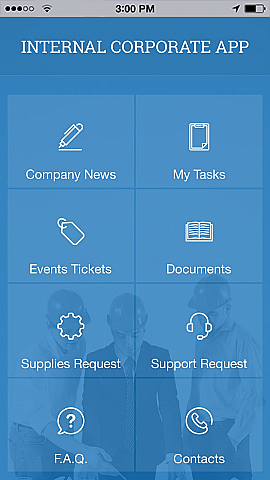 Internal Corporate App 2 App Templates