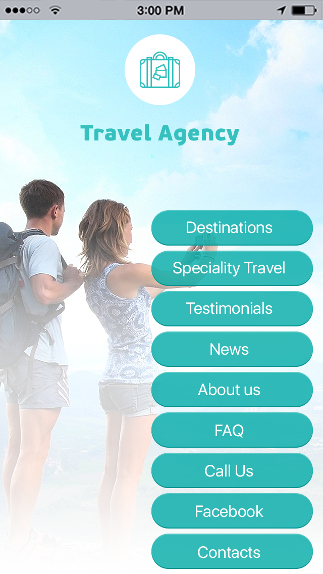 Travel Agency App Templates