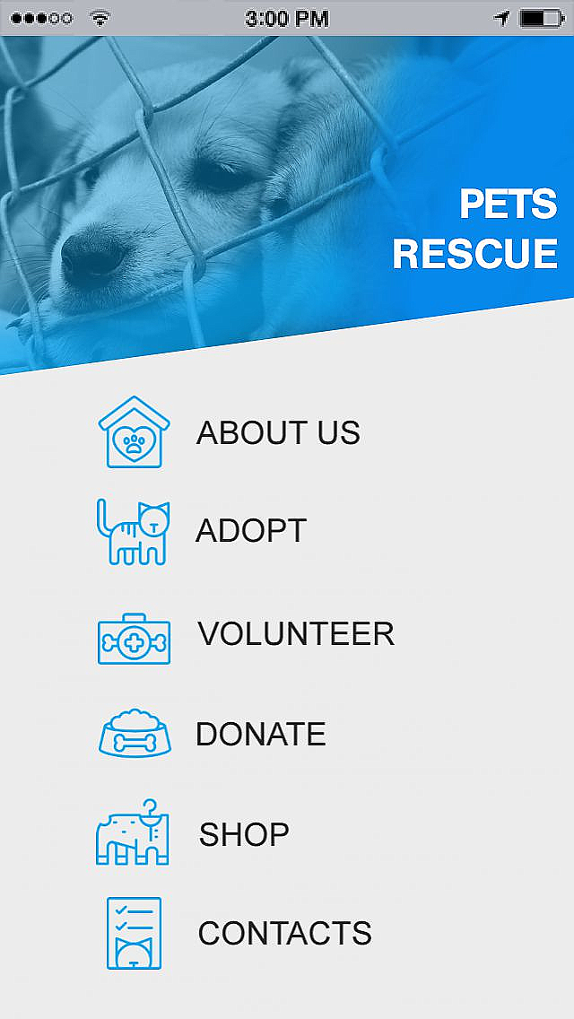 Pets Rescue App Templates